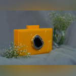 The  Yellow Baroque Rectangular Clutch