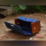 The Blue Stripe Square Shoulder bag