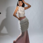 Hand-pleated Skirt