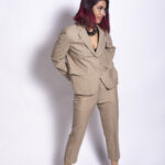 Beige Business Suit