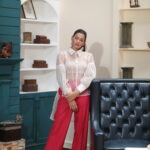 Organza Puff Sleeve top