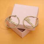 Name Earrings (Hoops)