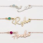 Name and Birthstone Necklace